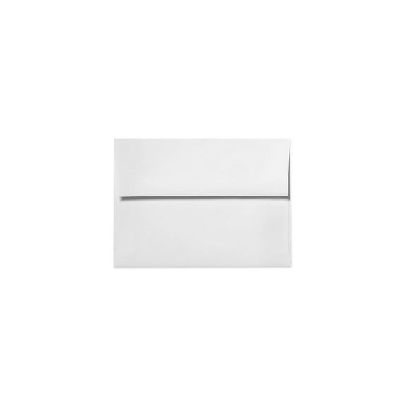 LUX Invitation Envelopes, A2, Peel & Press Closure, White, Pack Of 50