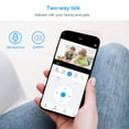 thumbnail image 6 of Bdday Home 360 Degree Panoramic Rotation WIFI Connection 2K Clear Picture Quality Voice Intercom Wireless Security Camera, 6 of 9