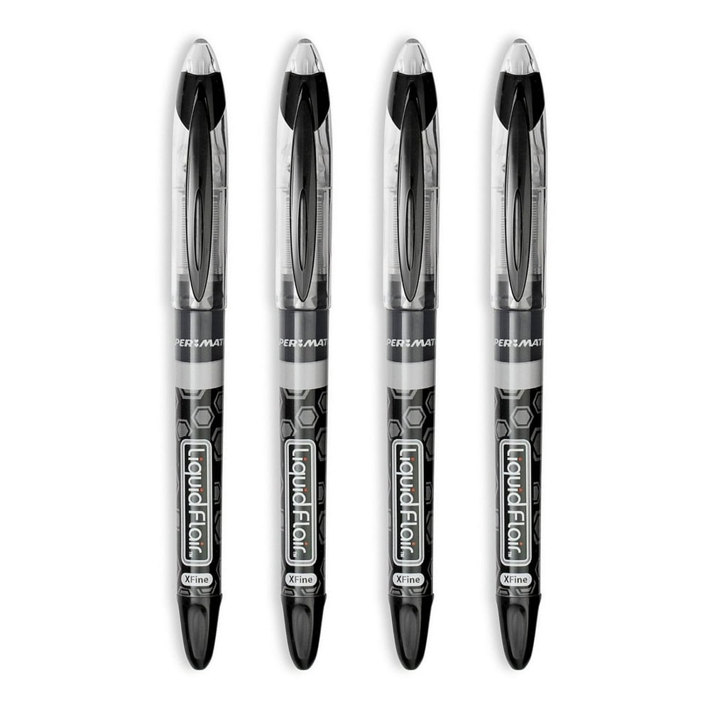 Paper Mate Liquid Flair Porous Point Stick Pen, 0.8mm, Extra Fine
