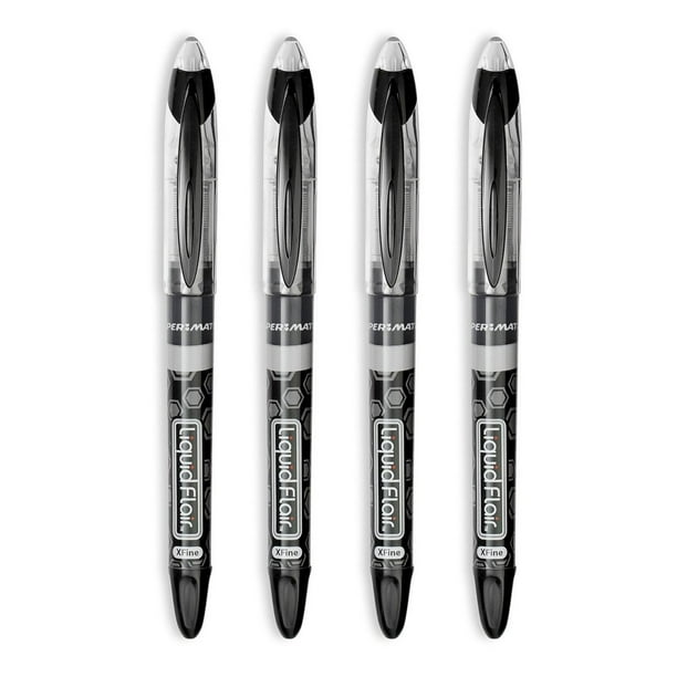 Paper Mate Liquid Flair Porous Point Stick Pen, 0.8mm, Extra Fine