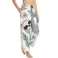thumbnail image 2 of Naloa Cute Cartoon Sloth Print Women’s Ultra-Soft Comfy Pajama Lounge Pants with Pockets & Drawstring, 2 of 8