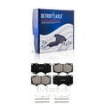 thumbnail image 3 of Detroit Axle - 4pc Brake Pads for Toyota 4Runner FJ Cruiser Sequoia Lexus GX460 GX470, 4 Front and Rear Ceramic Brake Pads Replacement : 5.3" Front Brake Pad Length, 3 of 7