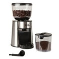 Mr. Coffee Automatic Silver Burr Mill Grinder with 18 Custom Grinds