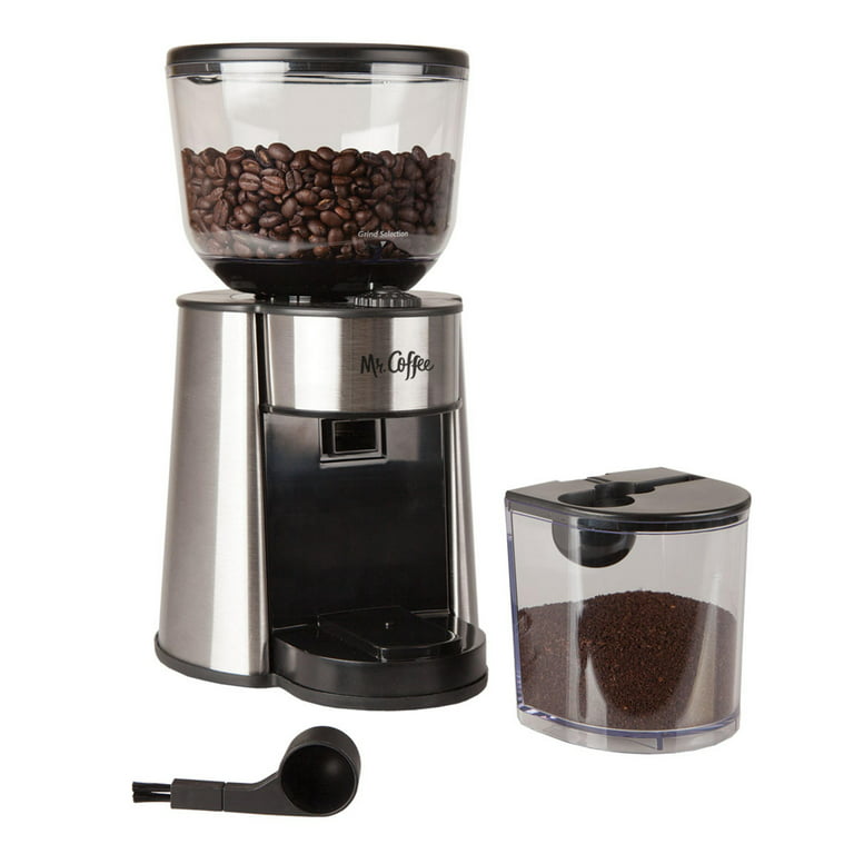 Mr. Coffee Stainless Steel Burr Coffee Grinder
