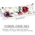 thumbnail image 3 of Floral Spring Body Pillow Cover Flowers Throw Pillow Covers Florals Cushion Long Pillowcase with Zipper Farmhouse Wildflower Decorative Soft Bedding Pillow Cases for Bedroom,Couch,20"x54", 3 of 5