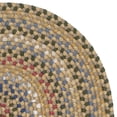 thumbnail image 2 of Colonial Mills 2' x 4' Brown and Green All Purpose Handcrafted Reversible Oval Area Throw Rug, 2 of 2