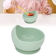 thumbnail image 4 of Baby Feeding Bowl, Elderly Suction Bowl Silicone Soft Skin Friendly Portable Safe  for Contracture Patient for Daily Life Green, 4 of 7