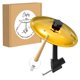thumbnail image 1 of Set de platillos para coche con ventilación de aire, minitambor, para choques, color dorado, 1 of 6