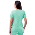 thumbnail image 2 of Adar Pro Scrubs For Women - Elevated V-Neck Scrub Top - P4212 - Aqua - XS, 2 of 7