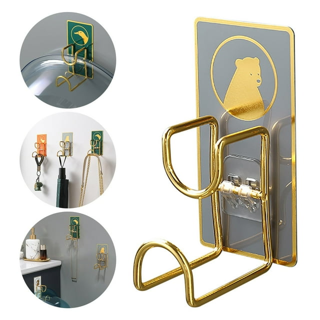 Amzcrzy Dorm Room Essentials Scratch Wall Invincible Hook- Towel Rack Traceless Hook Punch Kitchen Bathroom Door Dorm Room Essentials for Girls Apartment Essentials Dorm Room Essentials for Guys