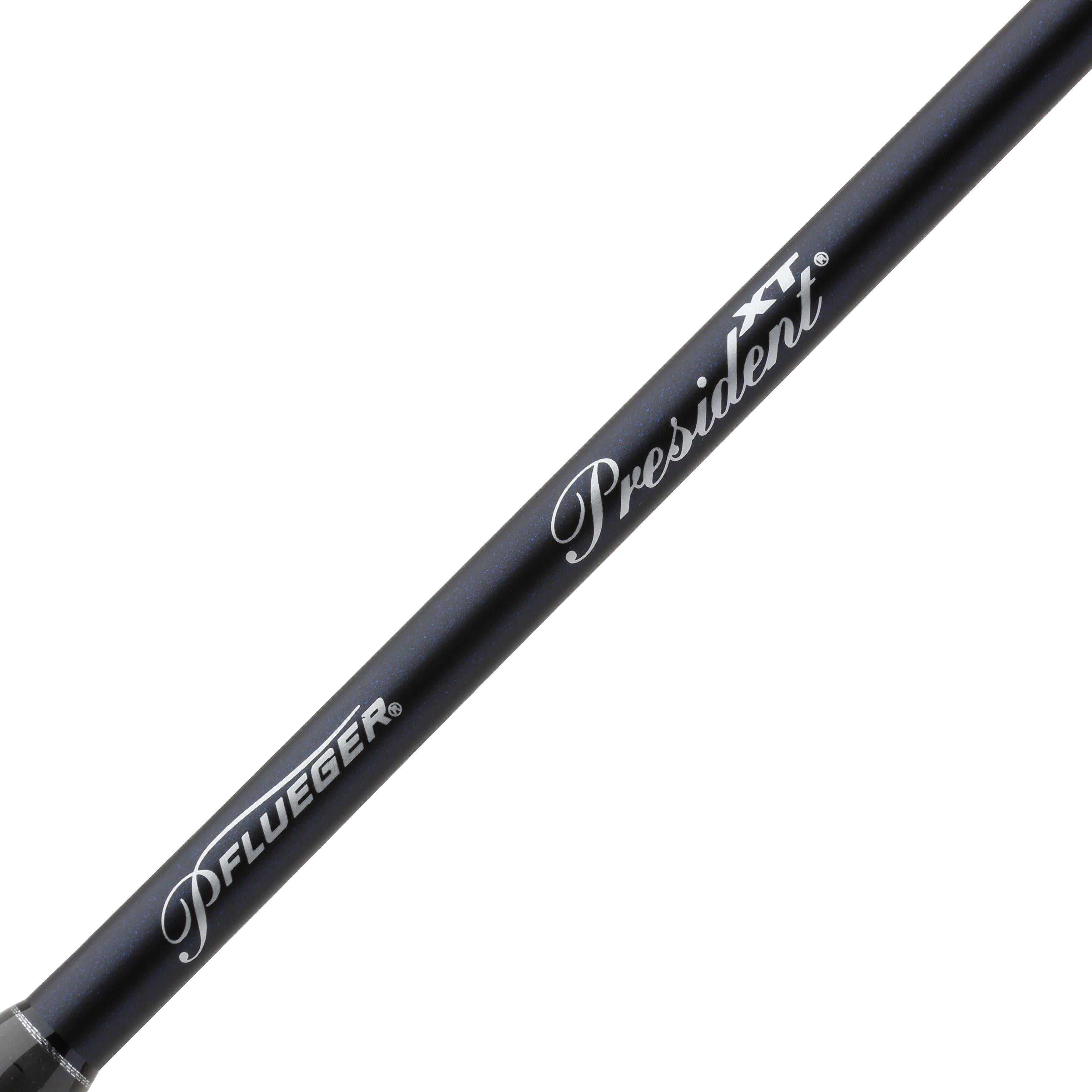 Pflueger President XT Baitcast Fishing Combo, 7' Medium Heavy Rod, Right-Handed Reel