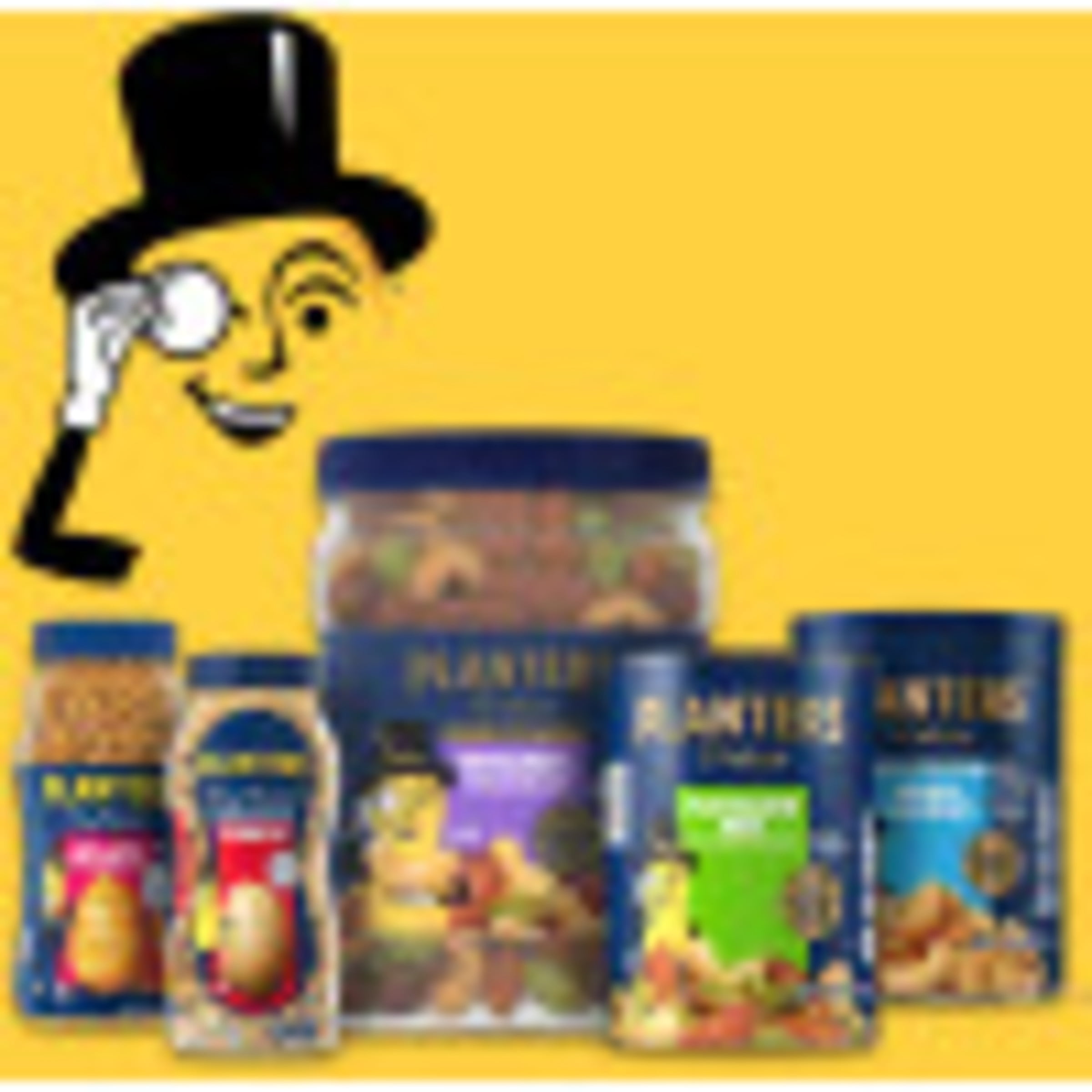 (6 pack) Planters Deluxe Mixed Nuts, Plant Based Protein, 15.25 oz Canister
