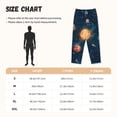 thumbnail image 4 of Lsque Solar System And Planets Print Women's Pajama Pants, Lounge Pant - Comfortable Home Wear,Elastic Waistband, Stylish Design-XX-Large, 4 of 9