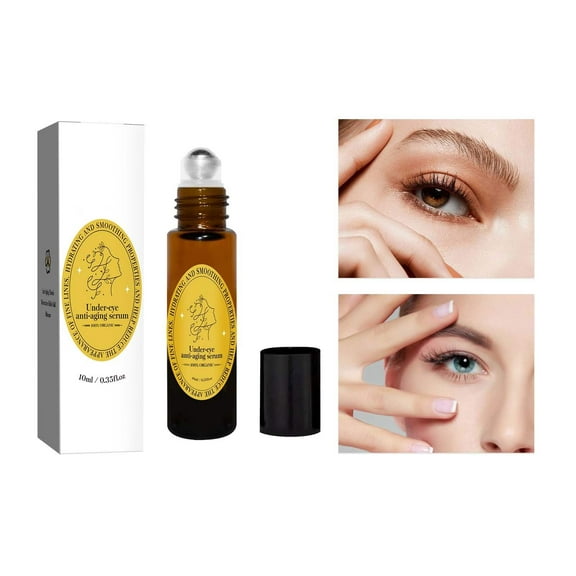 ONLYEOR Eye Ball Essenced Oil, Organic Frankincense Essential Oil, Eye Serum: Anti-Aging, for Dark Circles, Puffy Eyes, Replenishes Moistured for Eye Skin and Enhances Its Moisturizing 10ml