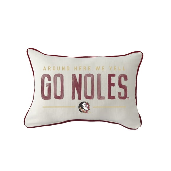 Little Birdie  Florida State Seminoles Rectangular Piped Pillow