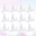 thumbnail image 1 of OUNONA 12 Pcs Support d'Exposition de Médailles pour Armoire Curio Plastique Blanc, 1 of 8