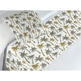 thumbnail image 3 of Tropical Bed Runner Set, Summer Themed Pattern of Palm Tree Silhouettes Modern Concept Print, Decorative Bedding Scarf & a Pillow Sham for Hotels Homes, Twin, Dark Mustard Army Green, by Ambesonne, 3 of 3