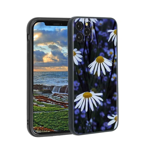Compatible with iPhone 11 Pro Max Phone Case, Chamomile Case Men Women, Flexible Silicone Shockproof Case for iPhone 11 Pro Max