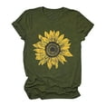 thumbnail image 2 of Camiseta de manga corta con estampado floral para mujer Fridja zx2476, 2 of 7