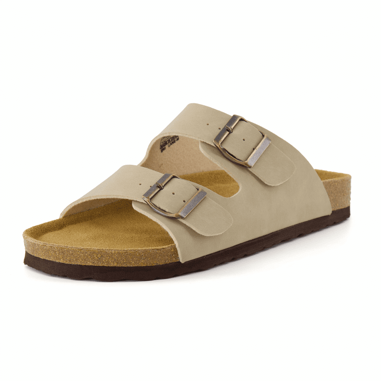 Cushionaire Lane Cork Footbed Mens Sandals, Adjustable  display picture 2