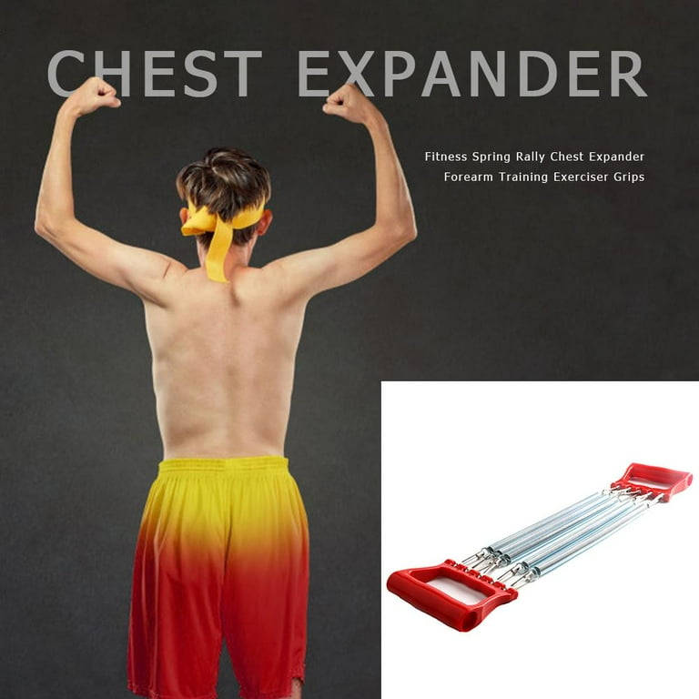 ShYlai Fitness Rally Single Training Chest Expander Household Durable Arm Spring Rally Plastic Handle Chest Pull Expander Walmart