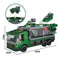 thumbnail image 3 of JOYIN STEM Building Toys for Kids, 6-in-1 Army Car Carrier Truck Toys Building Block Set, Engineering Building Bricks Robot Truck Vehicles Set, 3 of 5