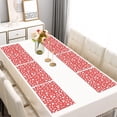 thumbnail image 2 of Red Christmas Deer and Gift Pattern Summer Placemats Table Placemats Set Of 6-Linen Kitchen Washable Placemats Table Mats 11.8"x17.7" Non-Slip Heat Resistant, 2 of 5