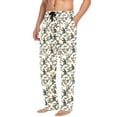 thumbnail image 2 of Monkey on Branches joogoo Men's Pajama Pants Cotton Long Sleepwear Lounge Pants L, 2 of 7