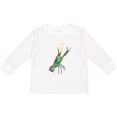 thumbnail image 3 of Inktastic Mardi Gras Crayfish Artsy Boys or Girls Long Sleeve Toddler T-Shirt, 3 of 5