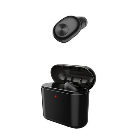 Bluetooth Headphone, Wireless Earbud Stereo Earphone Cordless Sport Headset with Battery Charger for iPhone (Best Bluetooth For Iphone 5)