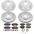 thumbnail image 2 of PowerStop Front and Rear Geomet Coated Brake Rotor and Pad Kit Fits: LEXUS Select Models CRK6989, 2 of 5