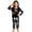 p-290Black833, variant on CAIVO Girls Halloween 2 Piece Pajama Sets Kids Ghost Print Long Sleeve O-Neck Tops And Pants Wear Soft Night Holiday Party Pyjamas