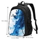 thumbnail image 5 of Balery Blue White Fluid Art Mochila con carga USB para hombre y mujer - Mochila impermeable y antirrobo para laptop con puerto USB para viajes, trabajo, 5 of 7