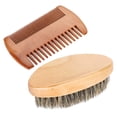 thumbnail image 3 of Peine de Barba, Cepillo de Barba Facial, Cepillo de Limpieza de Barba de Afeitar de Pincel de Afeitado de la Barba para la Barba Kit de Preparación de Limpieza de Barba, 3 of 7
