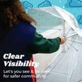 thumbnail image 3 of XUCP-Totes Parapluie Bulle Transparent, à Pois, 3 of 4