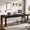 Black, variant on Finmind 2 Person Desk, 78.74-inch Extra Long Office Computer Desk, Farmhouse Double Table for Home Office, Brown
