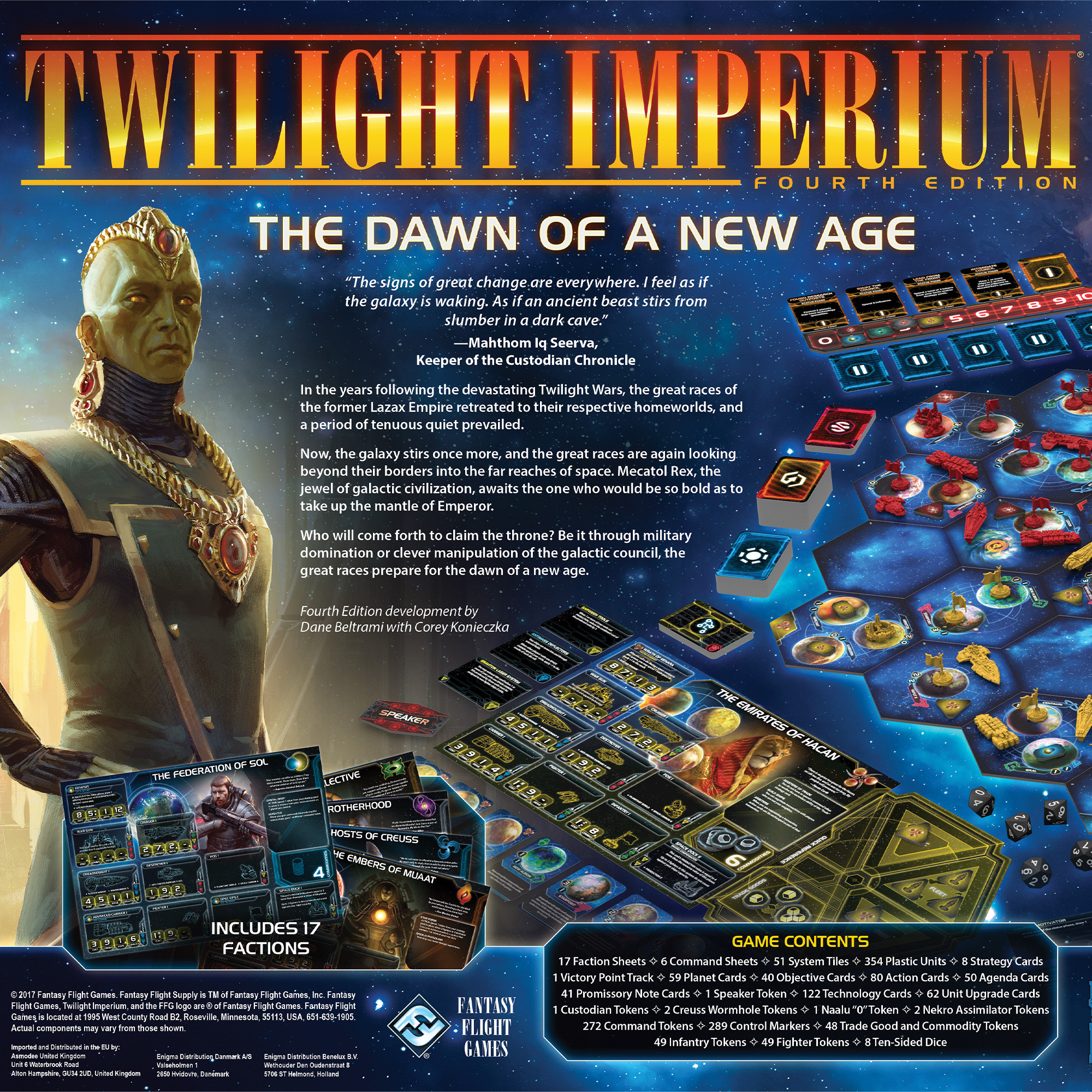 Twilight Imperium: 4th Edition Strategy Board Game for ages 14 and up, from Asmodee - image 2 of 6