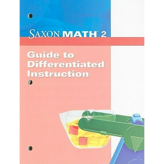 Pre-Owned Saxon Math 2 Guide to Differentiated Instruction (Paperback) by Saxon Publishers (Creator)