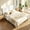 White, variant on Full Bed Frame with Wingback Headboard, Lofka Upholstered Platform Bed with Modern Headboard, Wooden Slats, Noise-Free, No Box Spring Needed, White