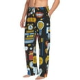 thumbnail image 2 of Bingfone Teeth Mens All Over Print Sleep Pajama Pants-X-Large, 2 of 9