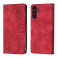 thumbnail image 2 of Compatible with Samsung Galaxy A04S Classic Embossed PU Leather Case with Card Holder Shockproof Cover, 2 of 5