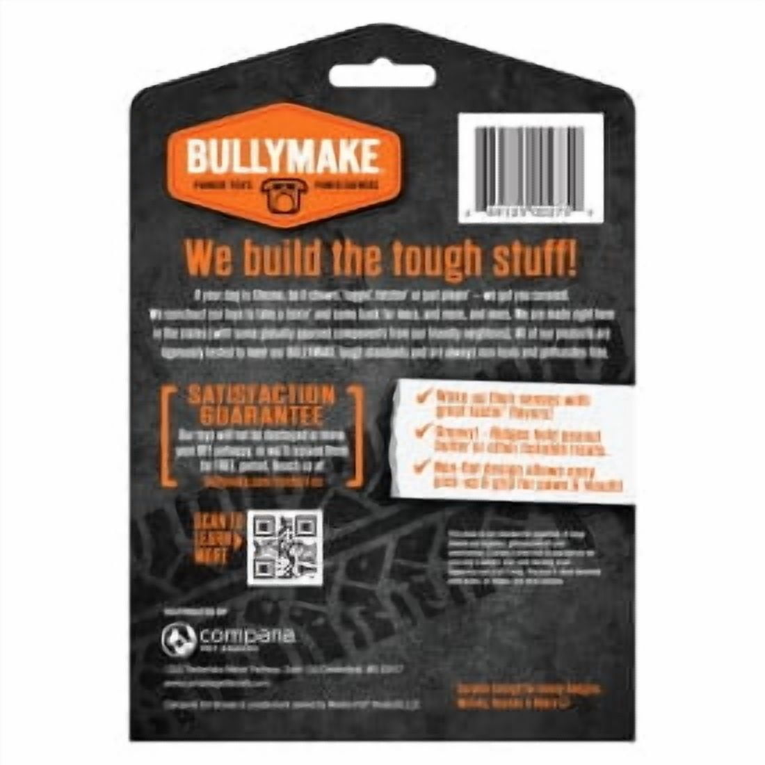 Bullymake Nylon Pink Sheep Dog Toy, Salmon Flavor, Durable Chew for Power Chewers
