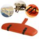 thumbnail image 4 of Cómoda de con reposabrazos colgante, estante ligero, cama con reposabrazos, ángulo ajustable, soporte para brazos, esponja de material cuero PU naranja Salvador tablero de la honda, 4 of 9