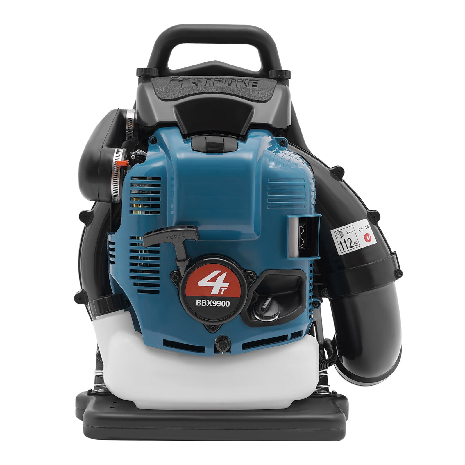 75.6cc Backpack Leaf Blower - 4-Stroke Gasoline Powered, 7000rpm, Adjustable Speed, High Air Volume, Comfortable Design for Yard, Lawn & Snow Cleaning