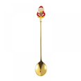 thumbnail image 3 of 6 Pack Christmas Coffee Spoons Christmas Tableware Christmas Drink Stirrers Stainless Steel with Xmas Pendant Dessert Teaspoons Soup Decorations Metal Christmas Spoons for Christmas, 3 of 8