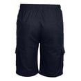thumbnail image 5 of Hwmodou Male Summer Solid Color Plus Size Casual All Shorts Fashionable Woven Cargo Pants With Pockets, 5 of 5