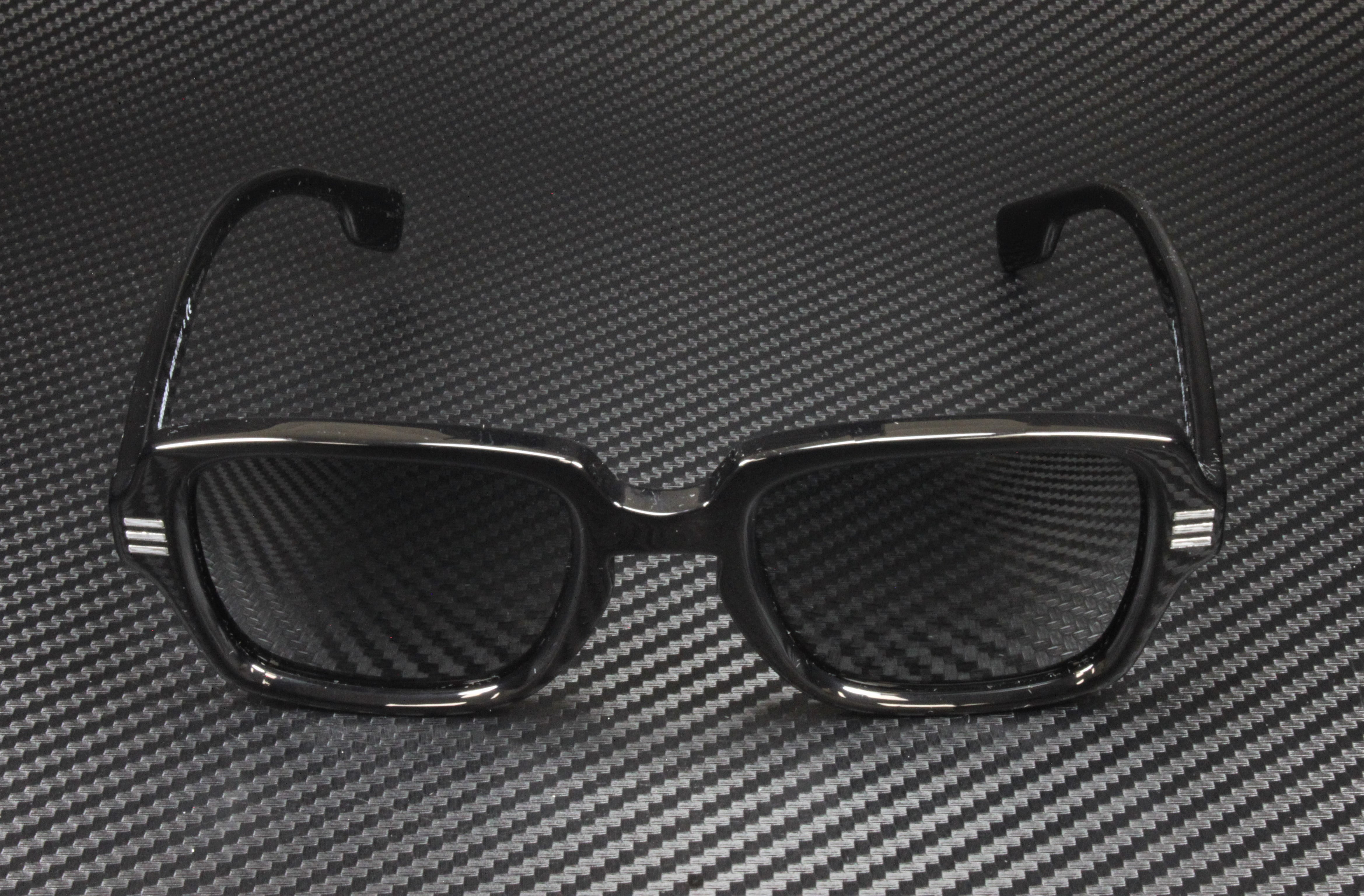 Burberry Eldon BE 4349 Plastic Unisex Rectangle Sunglasses Black 51mm Adult