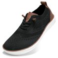 thumbnail image 3 of Hombres Knit Barefoot Zapatos Minimalistas Caminar zapatos Slip en zapatos de caja de punta anchas zapatillas de zapatillas para interiores al aire libre, 3 of 7
