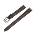 thumbnail image 3 of Correas de reloj de cuero genuino Uxcell de 12mm, correa de reloj de cuero plana de reemplazo rápido, correas elegantes para hombres y mujeres, color marrón, 3 of 7
