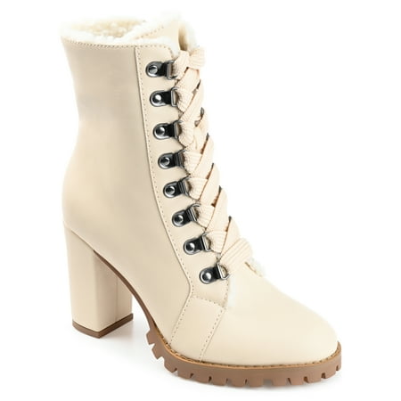 

Journee Collection Womens Fauna Tru Comfort Foam Inside Zip Block Heel Booties